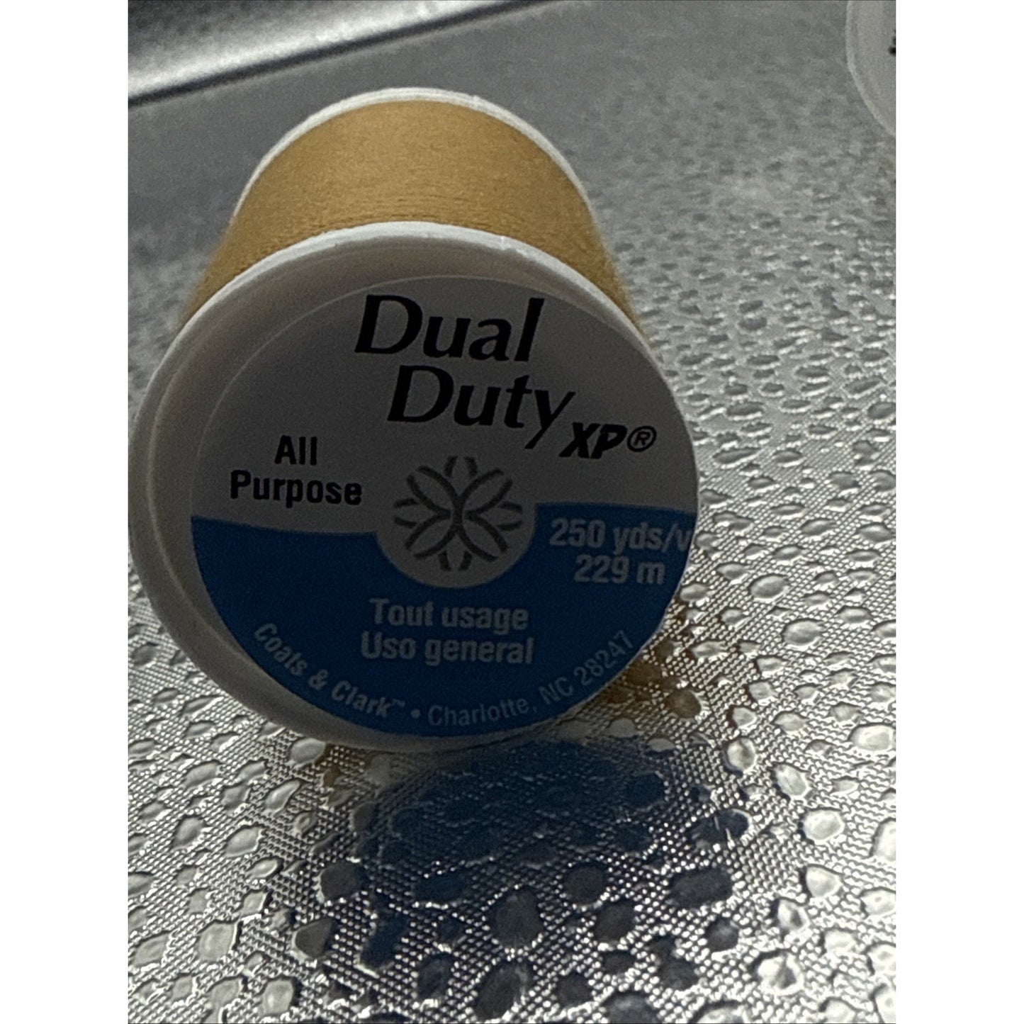 Coats S910-8140 Dual Duty XP General Purpose Thread 250yd Golden Tan (3Pk)