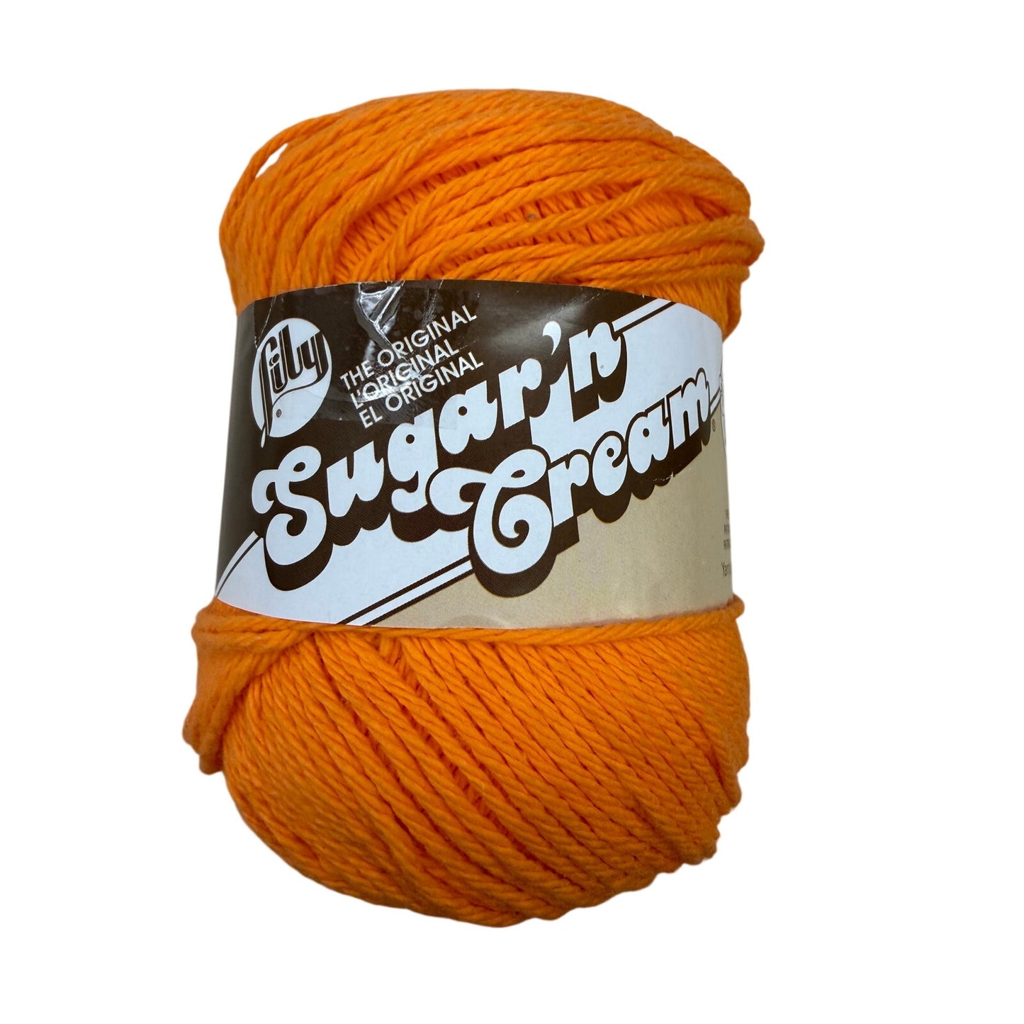 Sugar'n Cream Yarn Hot Orange