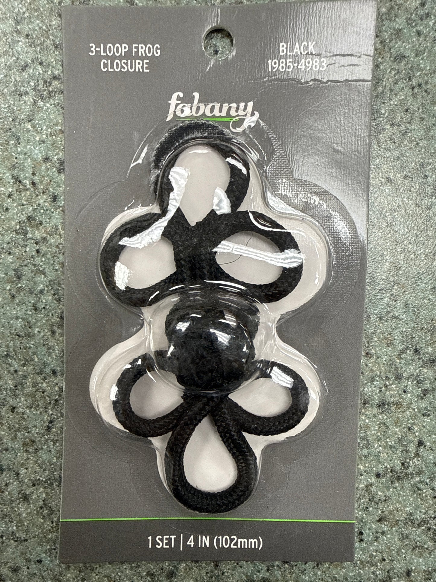 Fabany 3 Loop Frog Closure