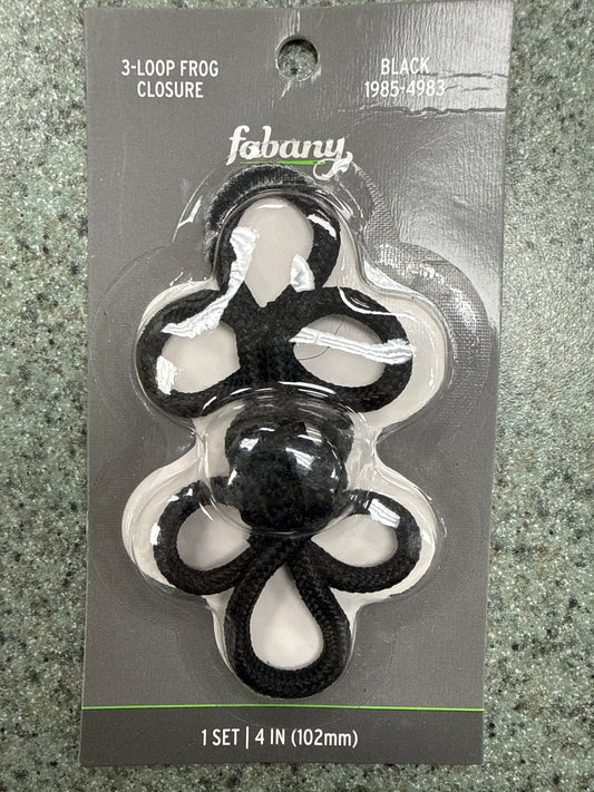 Fabany 3 Loop Frog Closure