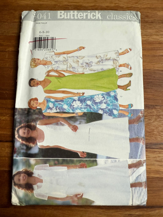 5041 Butterick Dress Pattern SZ 6-8-10