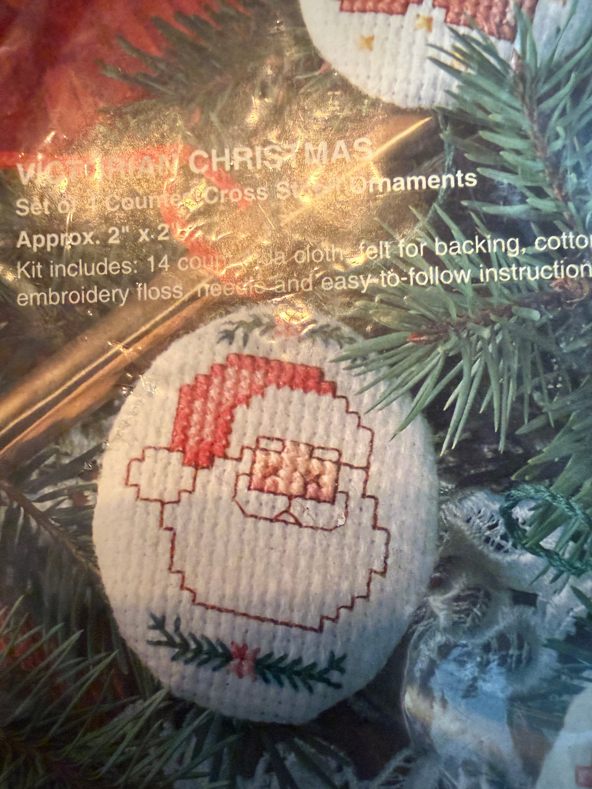 Bucilla 33522 Victorian Christmas Cross Stitch Ornament Kit
