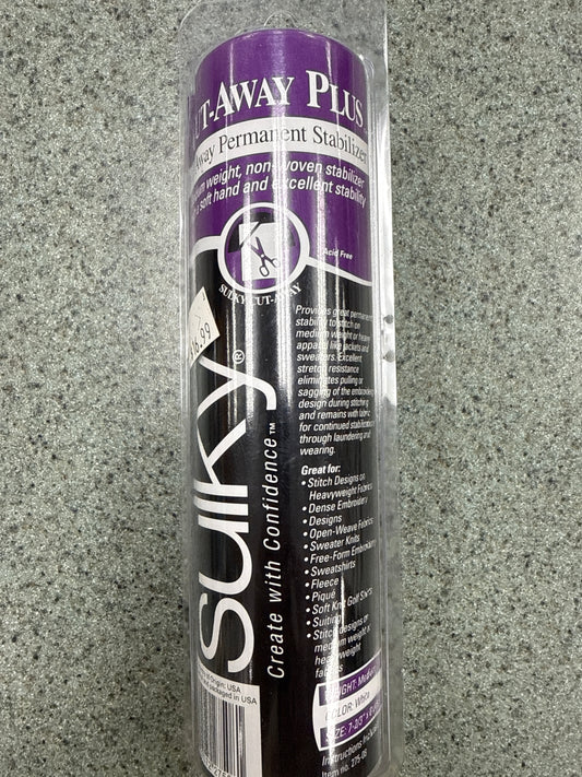 Sulky Cut Away Plus Permanent Embroidery Stabilizer