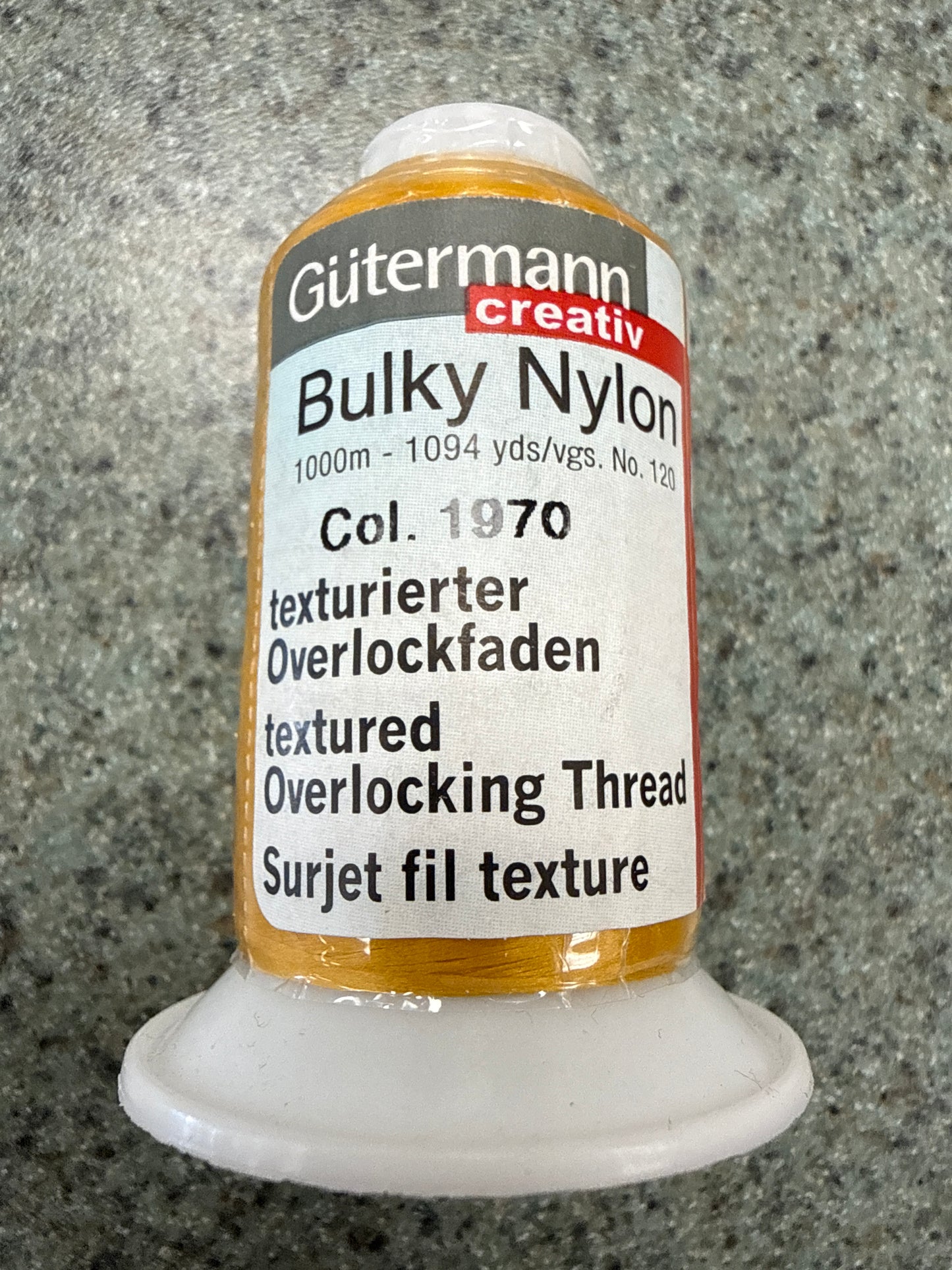 Gutermann Bulky Nylon Thread – 1970/Toupaz 1000m
