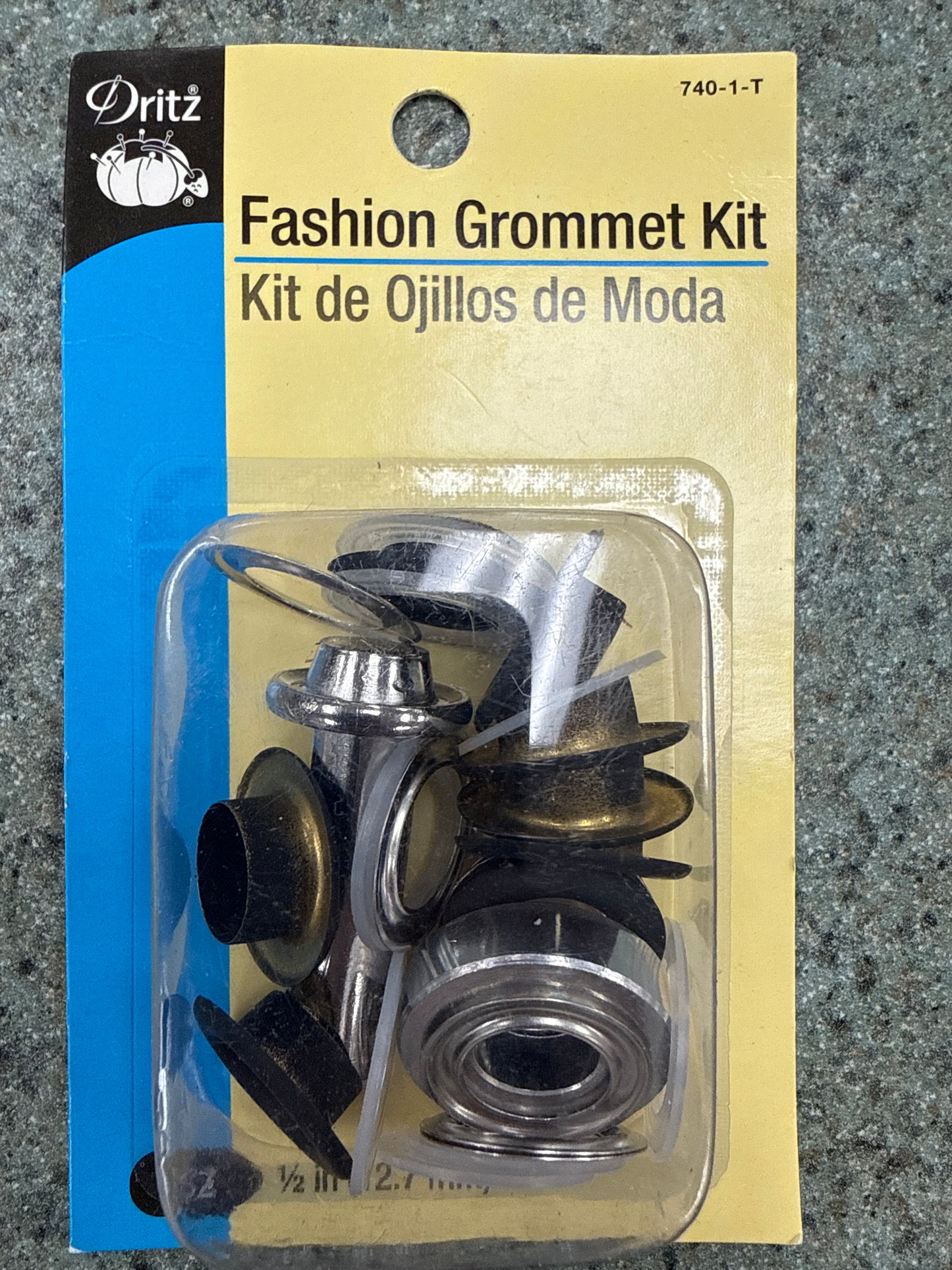 Dritz Fashion Grommet Kit Black 740-1-T