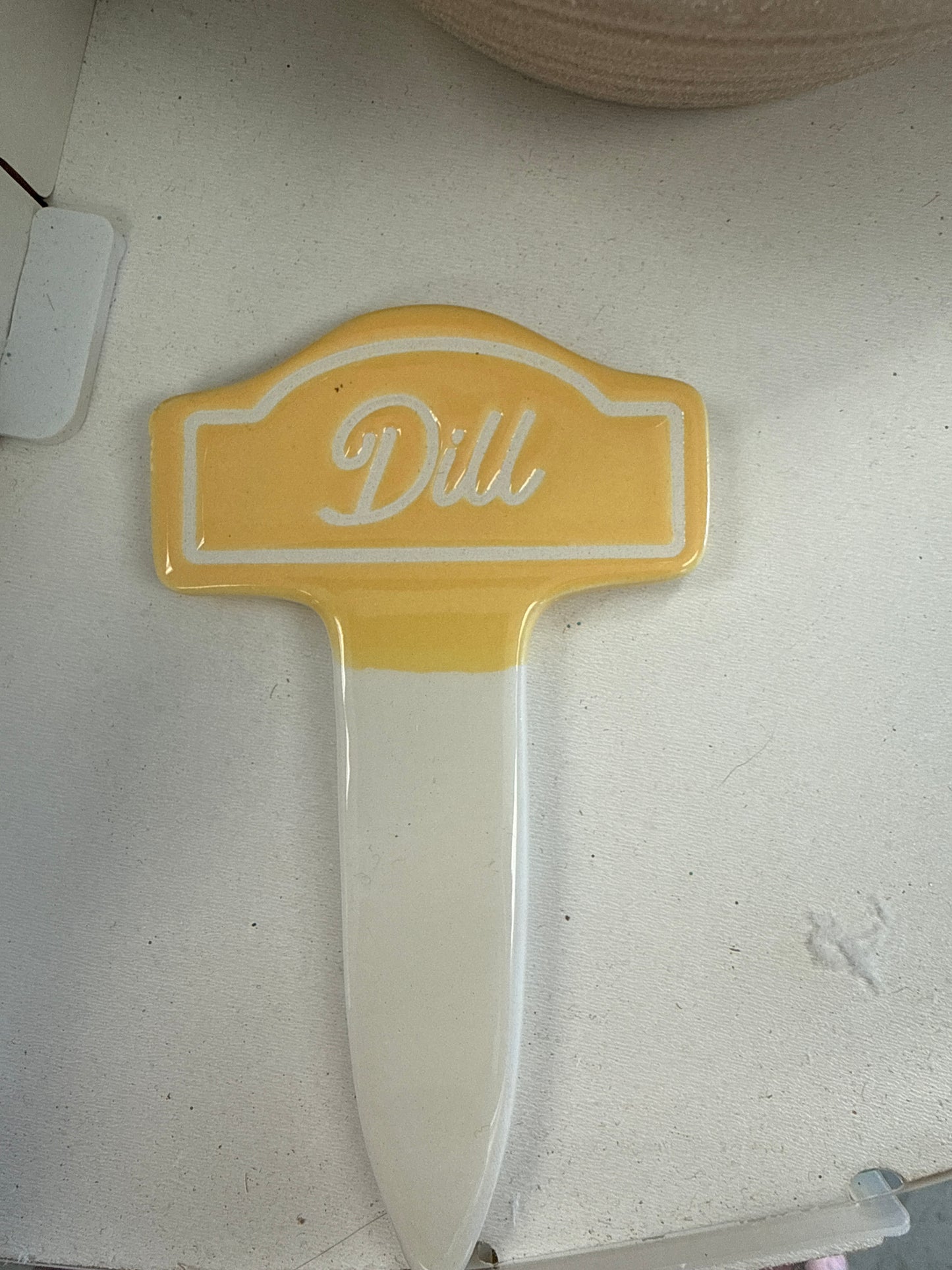 Ceramic garden stick Dill