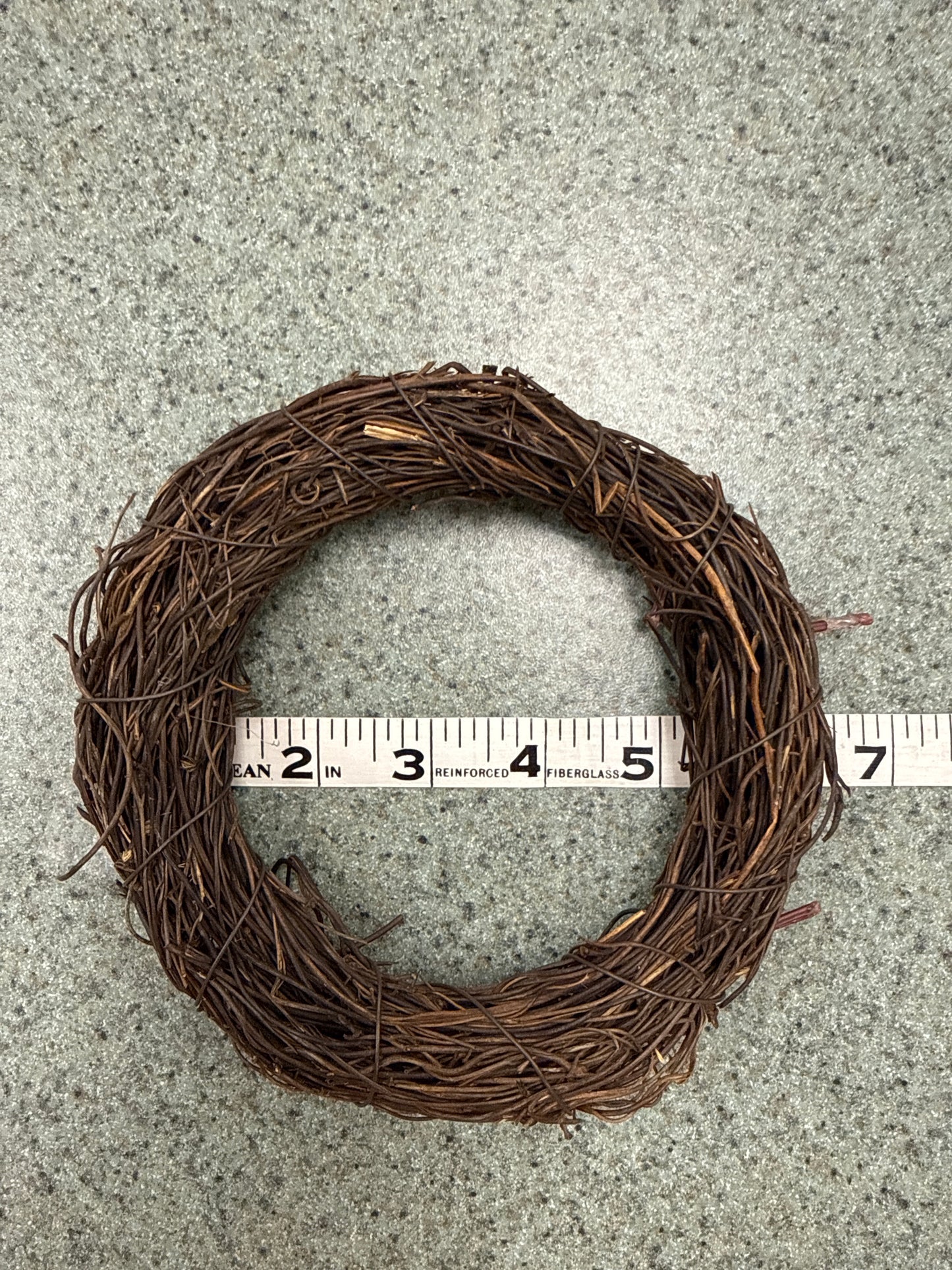 6” Natural Woven Vine Wreath