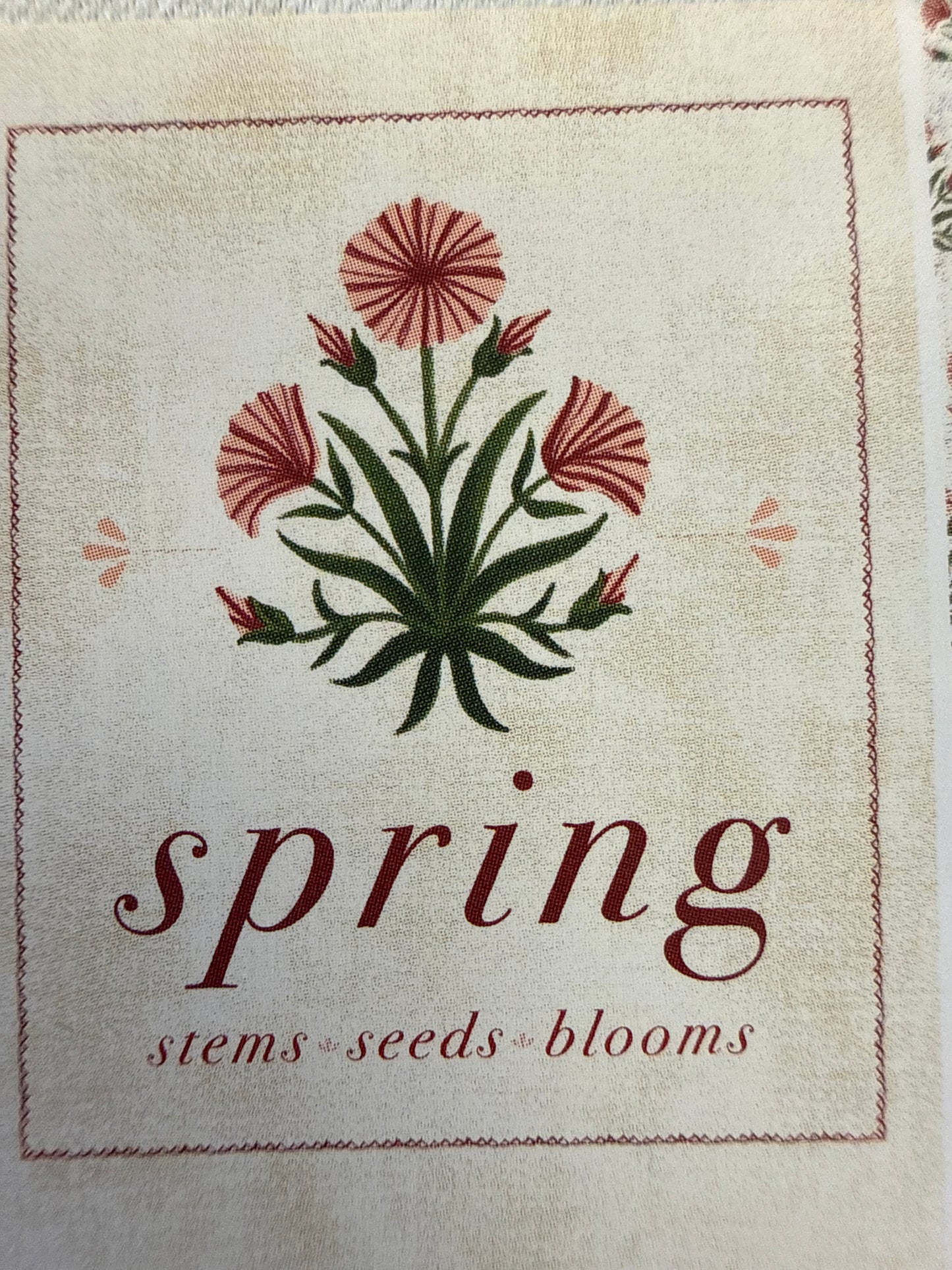Spring Porch Patio Flag