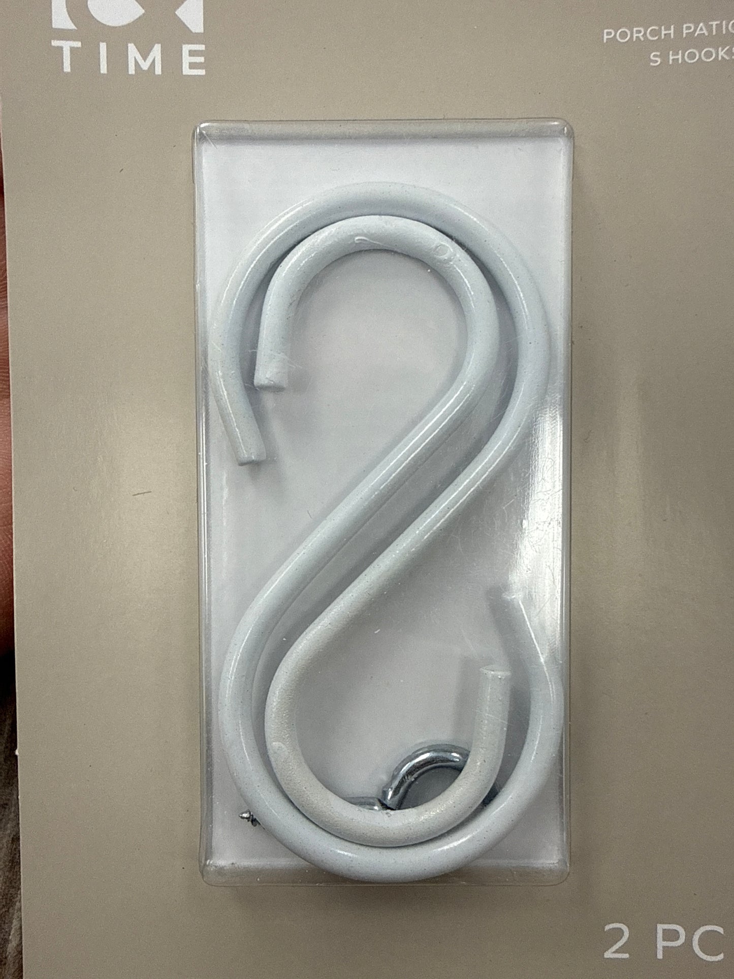 S hooks white