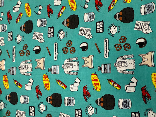Seinfeld Memorable Moments Cotton Fabric
