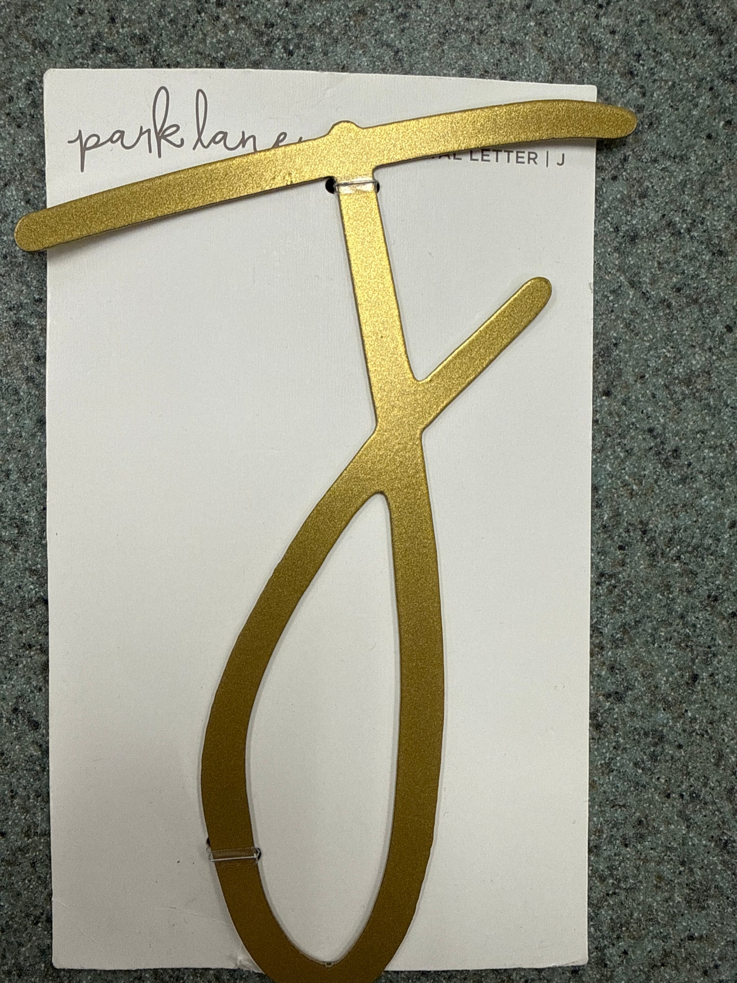 Park Lane Gold Metal House Numbers & Letters