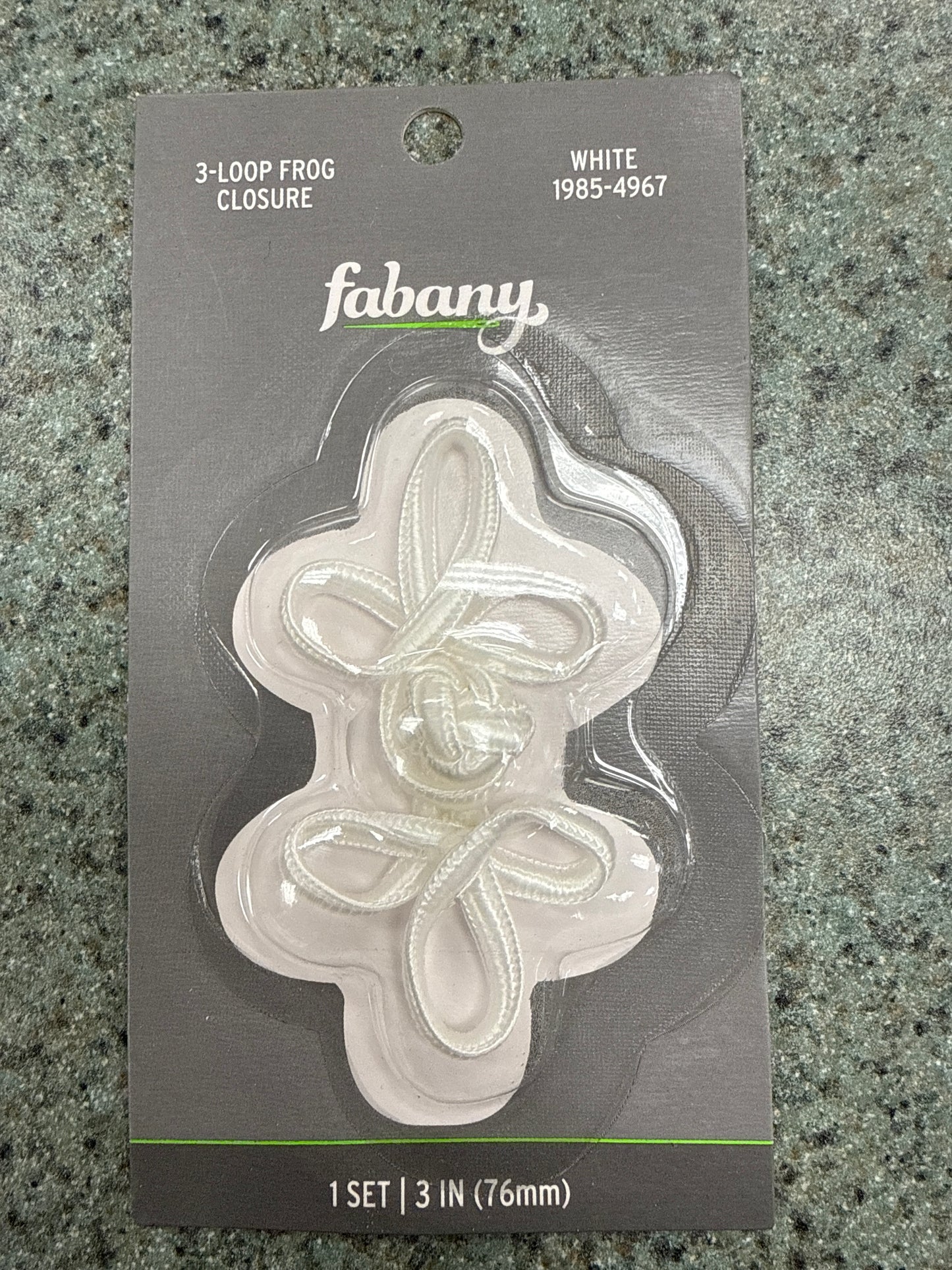 Fabany 3 Loop Frog Closure