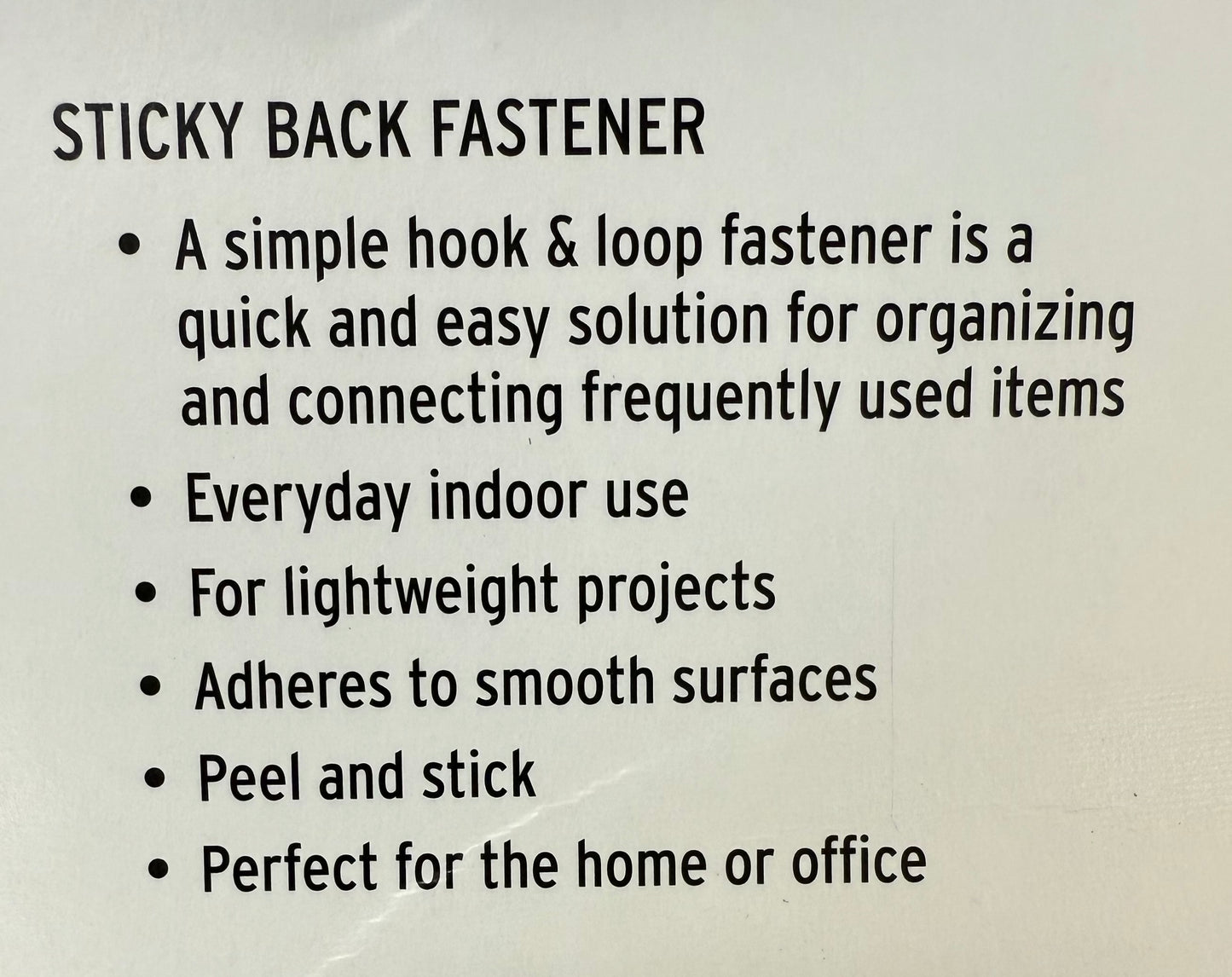 Hook & Loop - General Purpose Sticky Back Fastener