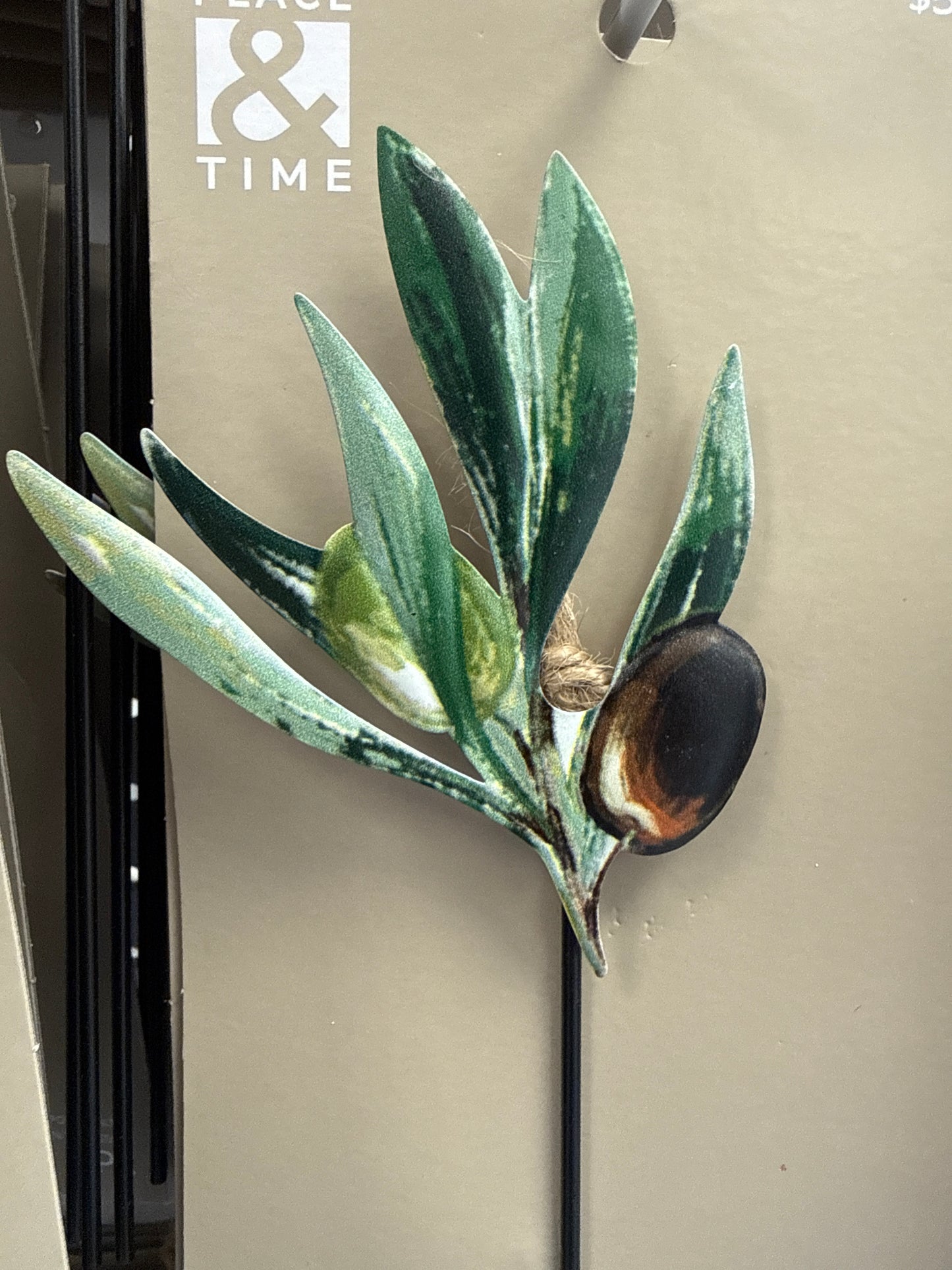 Olive Branch Mini Yard Stake