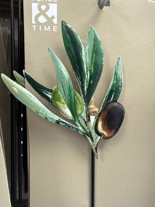Olive Branch Mini Yard Stake
