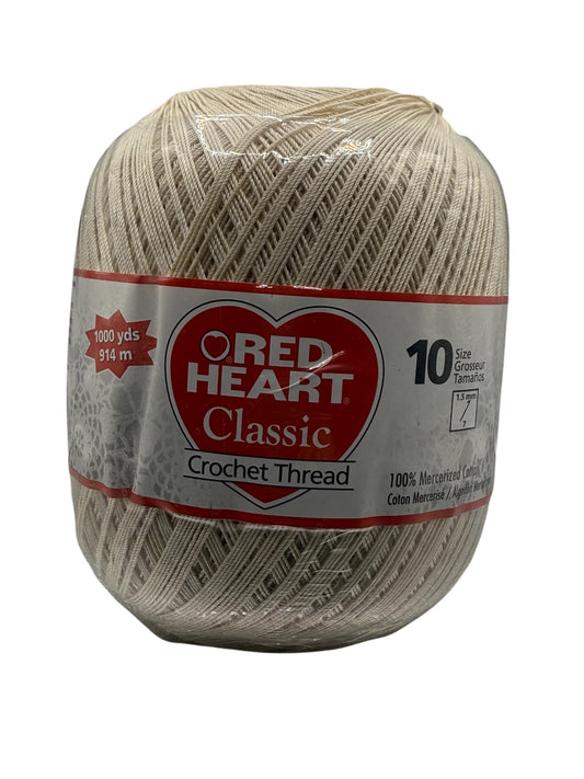 Red heart classic crochet thread sz￼ 10