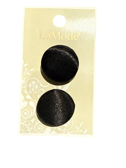 LaMode 7/8” Black Satin 20378