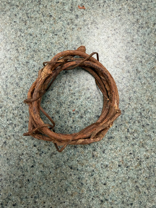 3” Natural Grapevine Mini Wreath