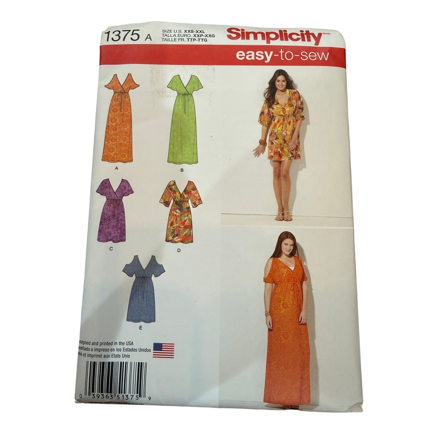1375 simplicity XXS – XXL