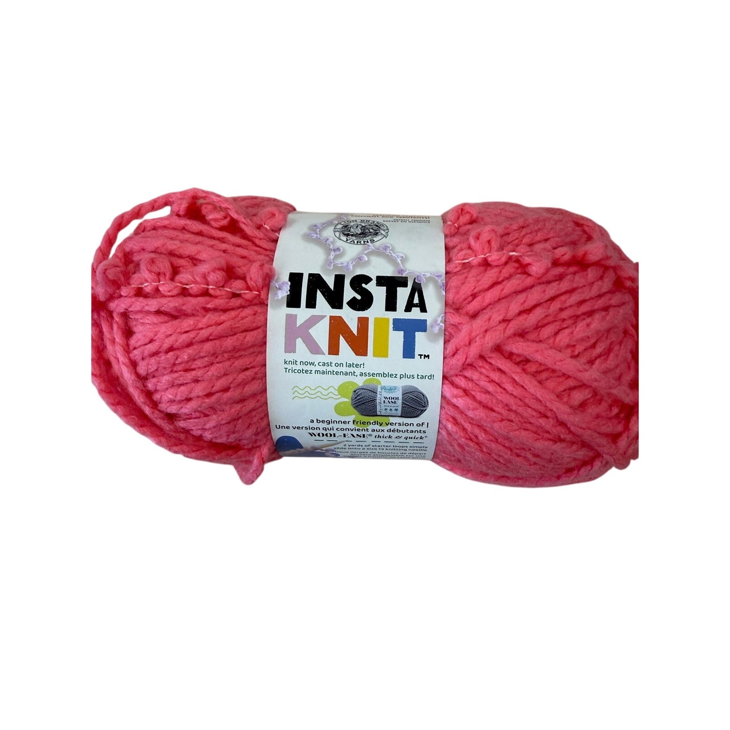 Lion Brand Insta-Knit Yarn Hot to Trot