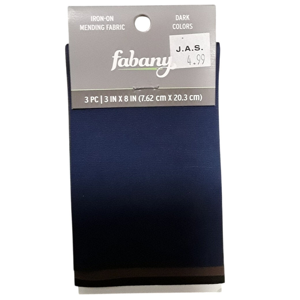 Fabany Iron On Mending Fabric Dark Colors