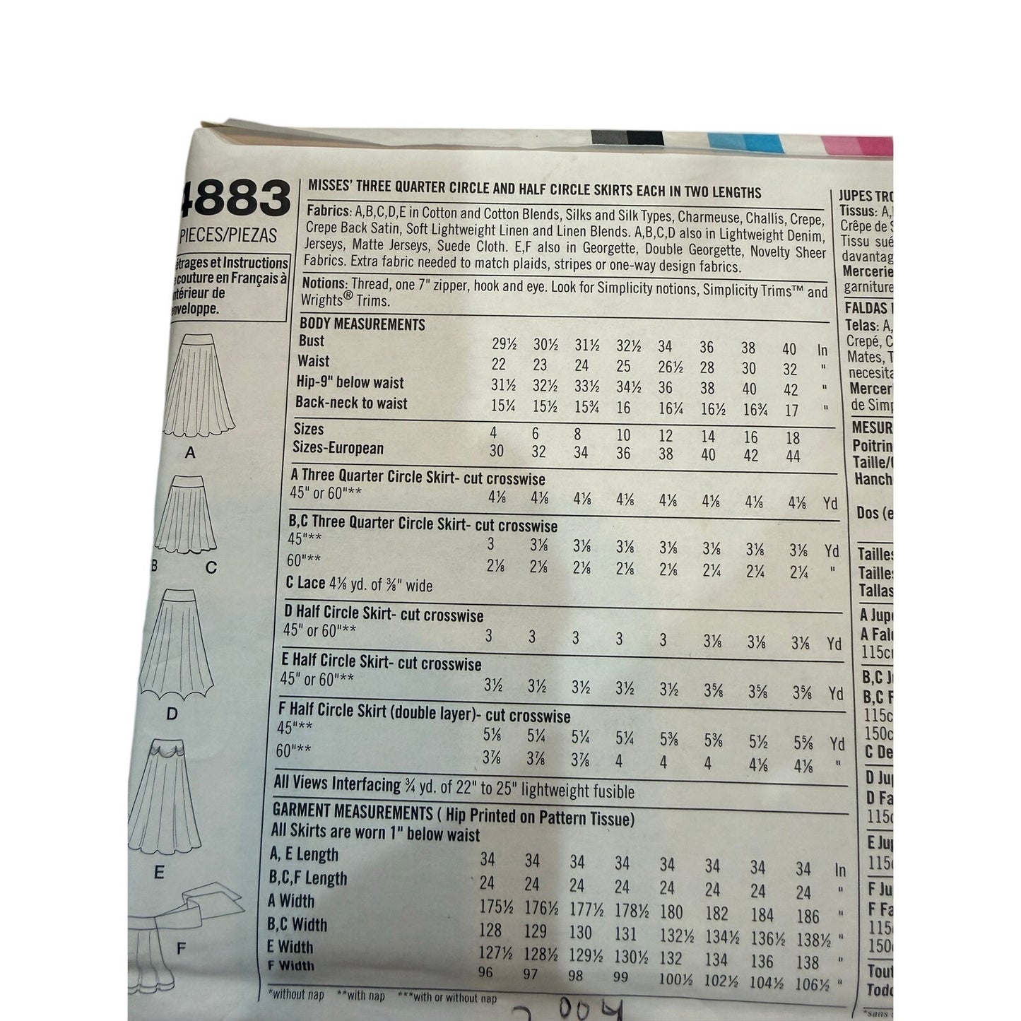 1375 simplicity XXS – XXL