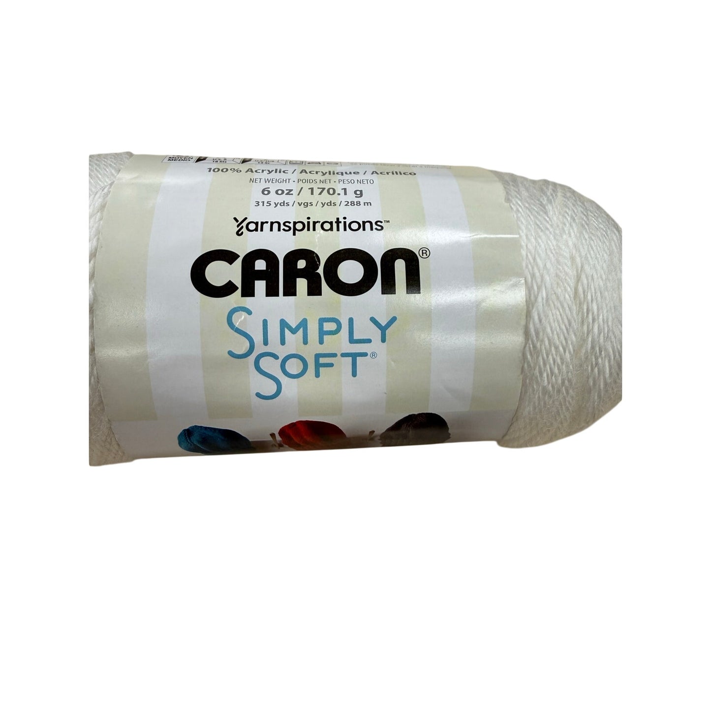 Yarnspirations Caron Simply Soft white