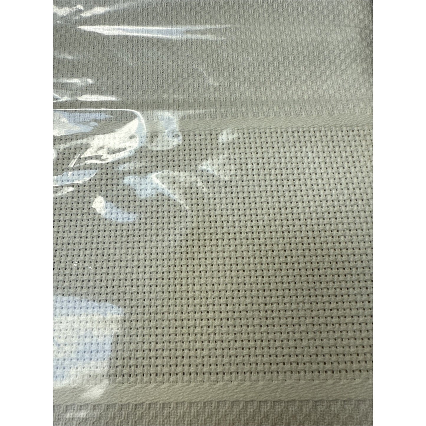 Charles Craft Huck Towel Off White