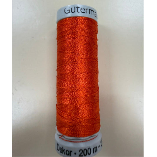 Gutermann Embroidery Thread – 3570/Very Orange