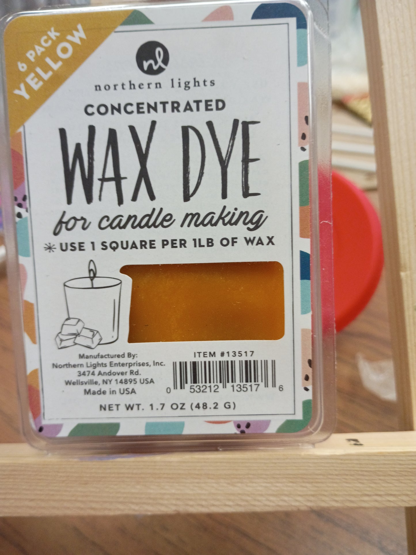 Wax dye