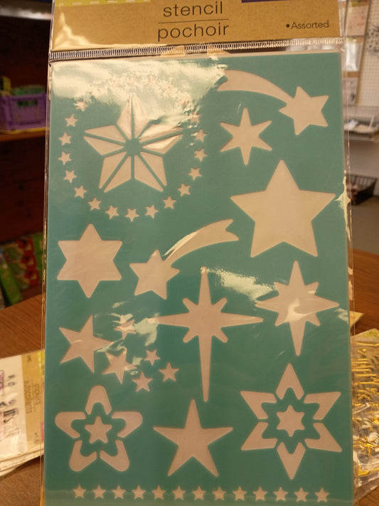 Stencils stars