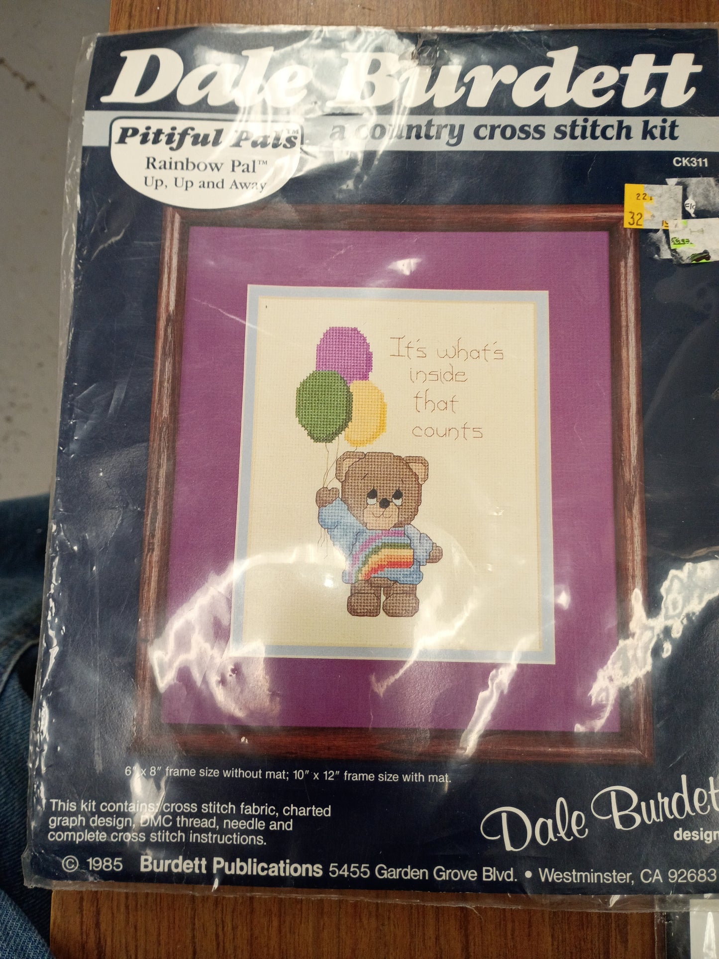 Cross stitch kit pitiful pals
