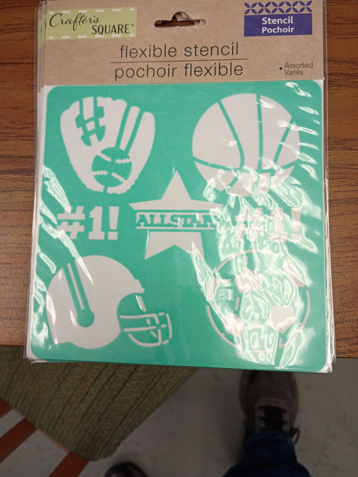 Football Flexible Stencil
