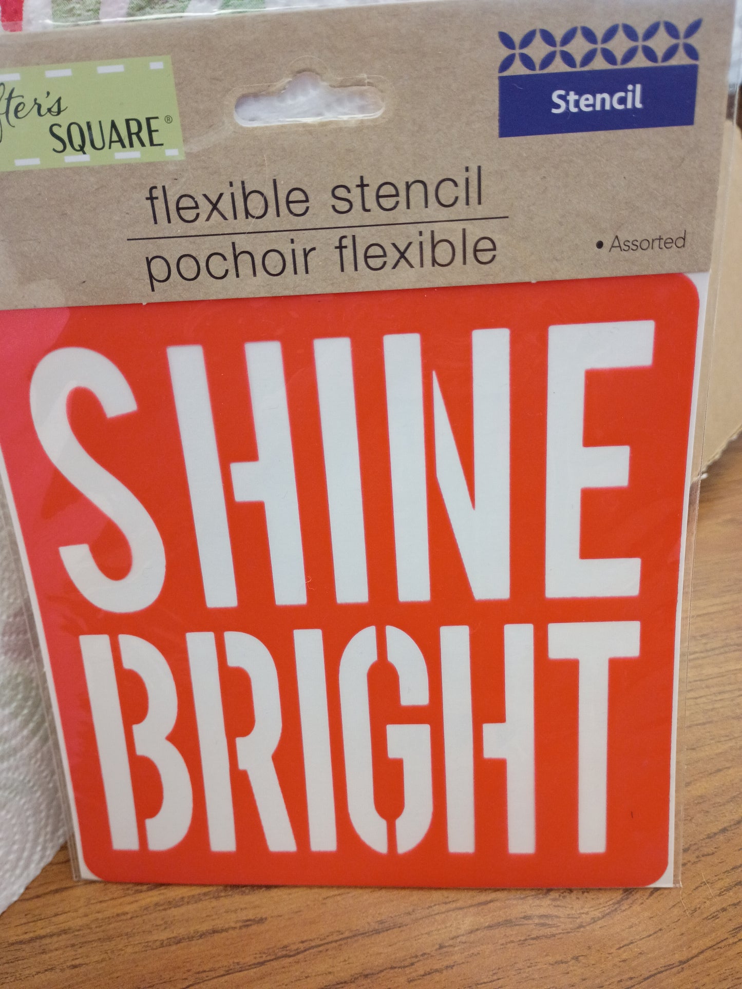 Shine Bright Flexible Stencil