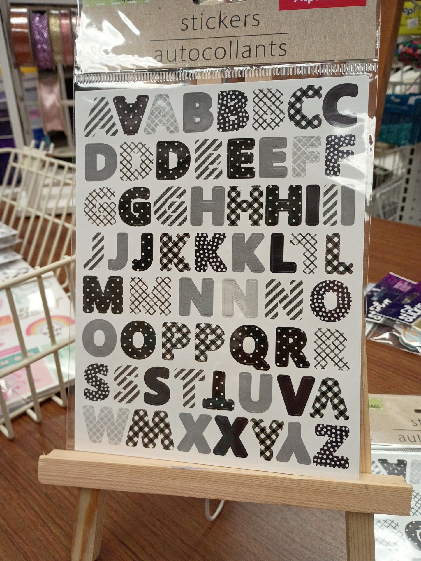 Abc stickers puffy