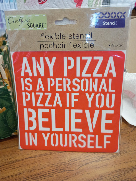 Flexible stencil