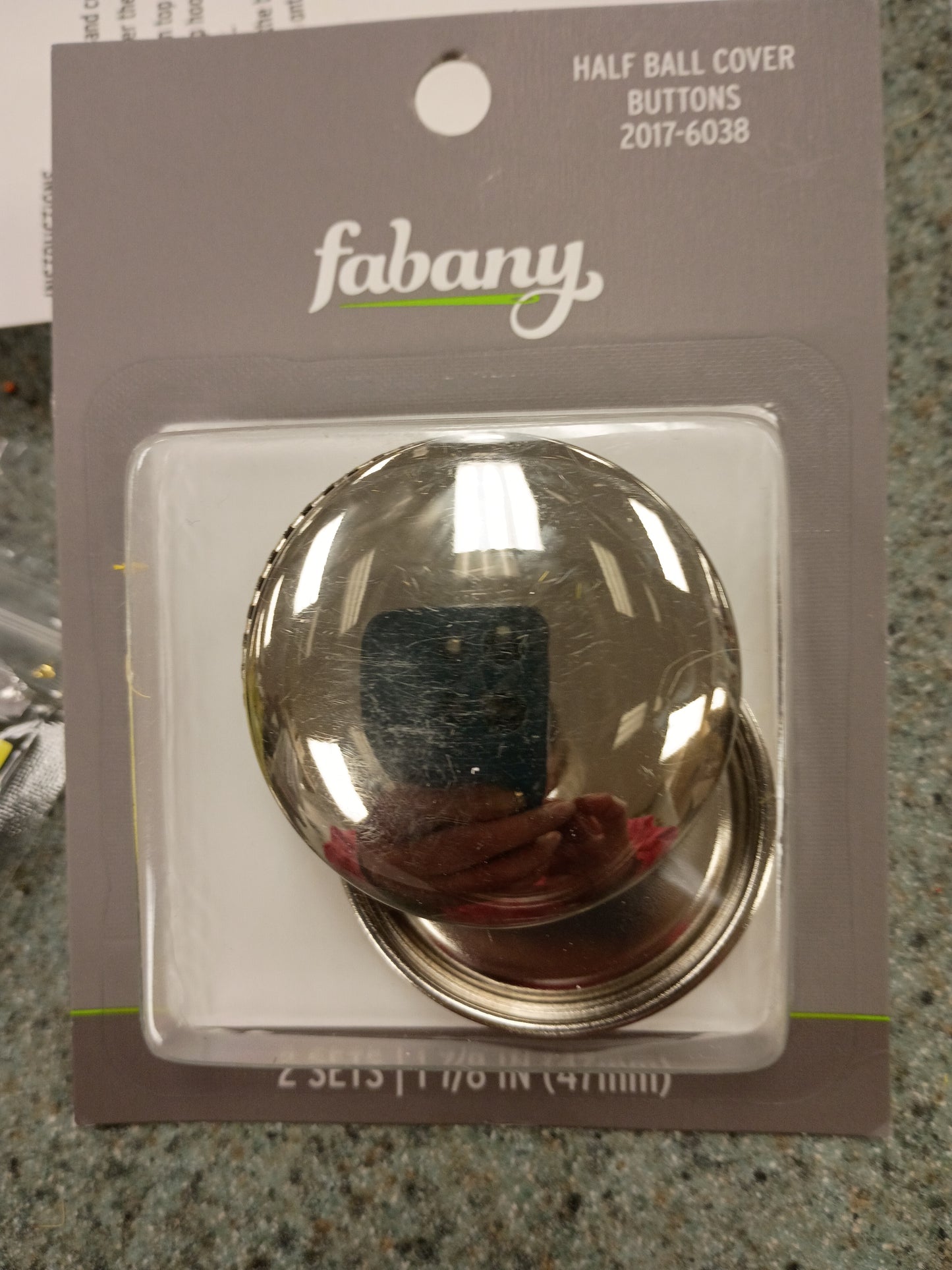 Fabany half ball cover buttons 2017-6038