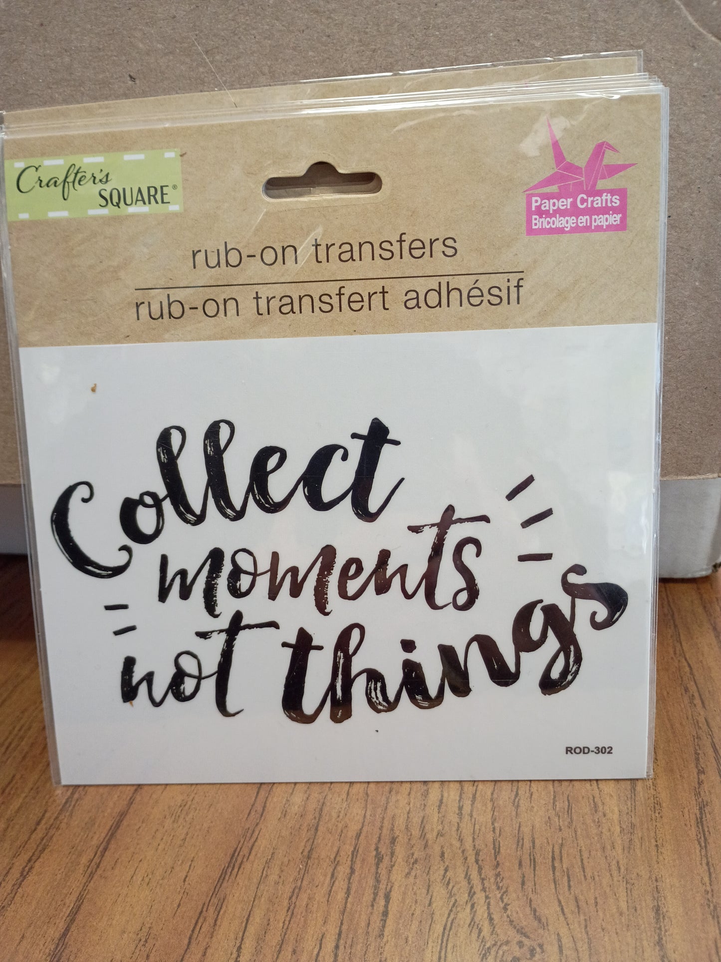 Rub-on transfer