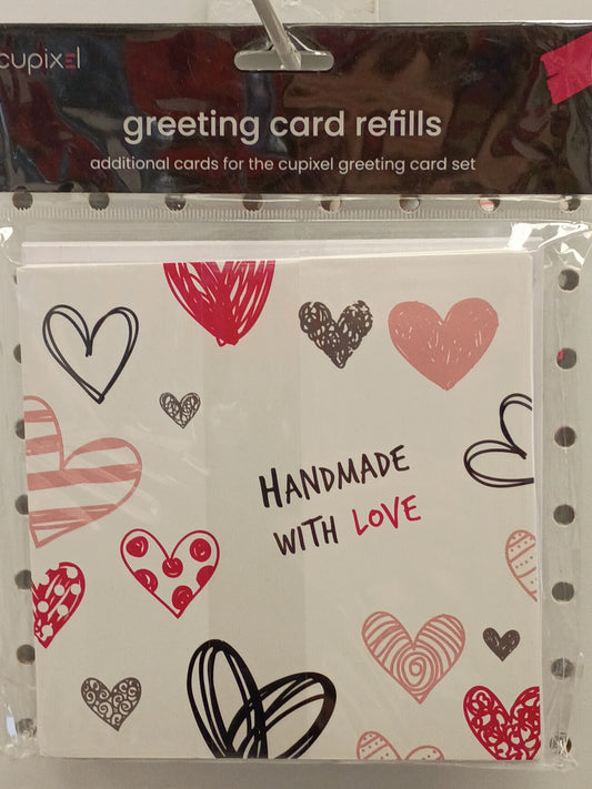 Greeting card refills