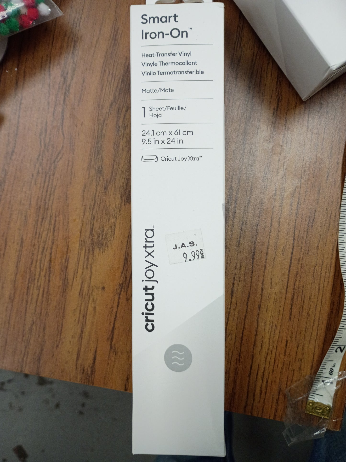 Circuit Joy Smart Xtra iron on vinyl white