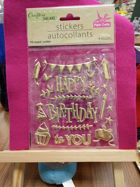 Stickers metallic