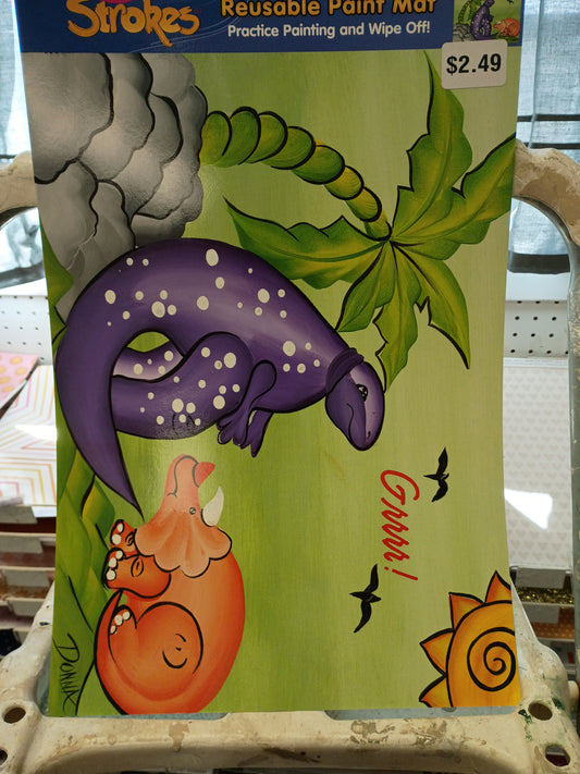 Reusable paint mat