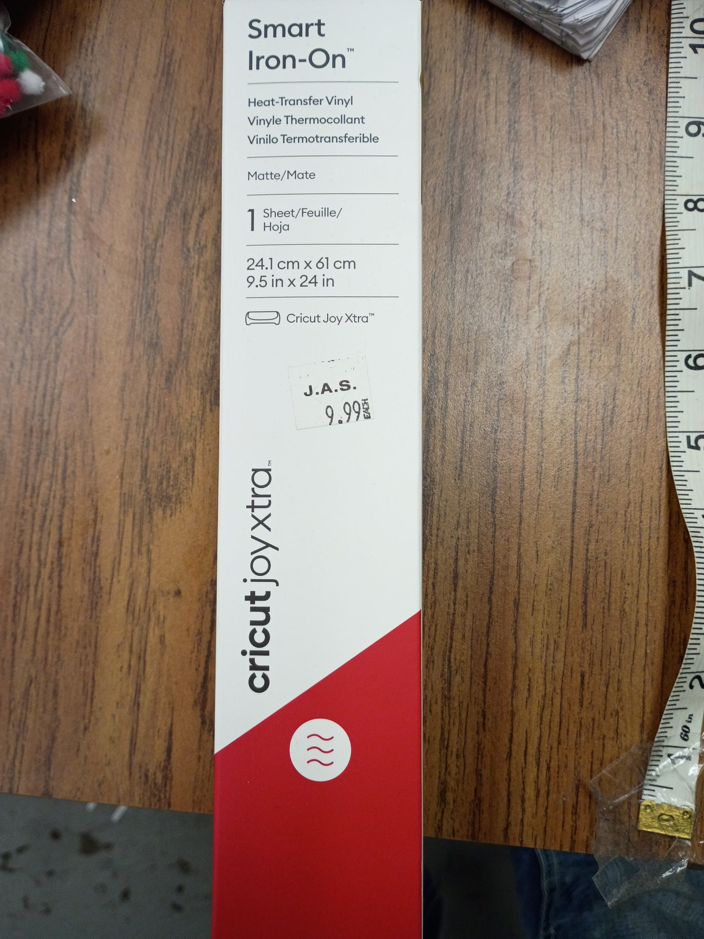 Circuit Joy xtra Smart iron on vinyl red
