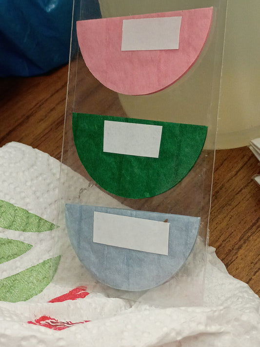 Sticky notes honeycomb