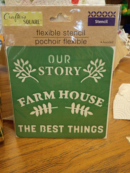 Our Story Flexible Stencil