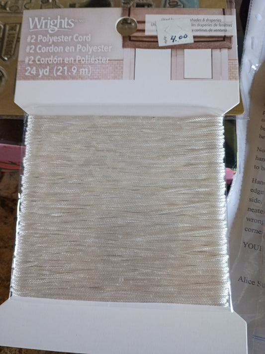 Wrights Polyester Filler Cord