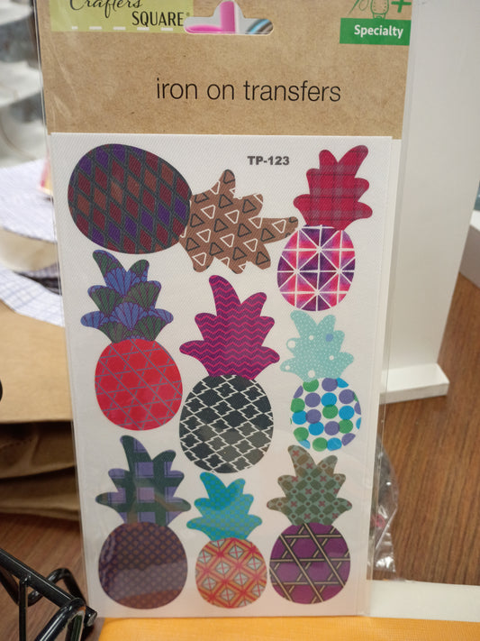 Iron on transfers
