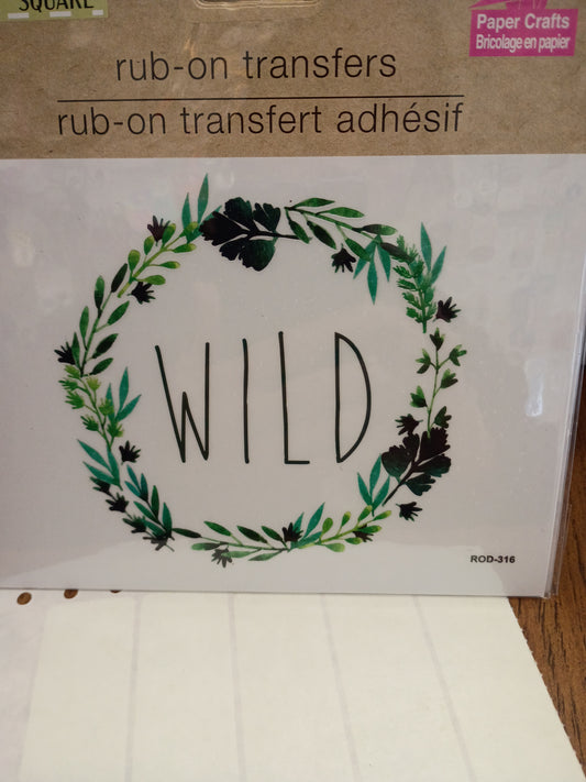 Rub-on transfer