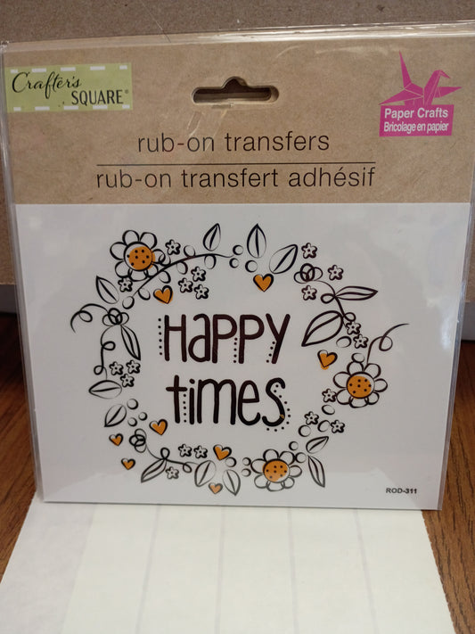 Rub-on transfer