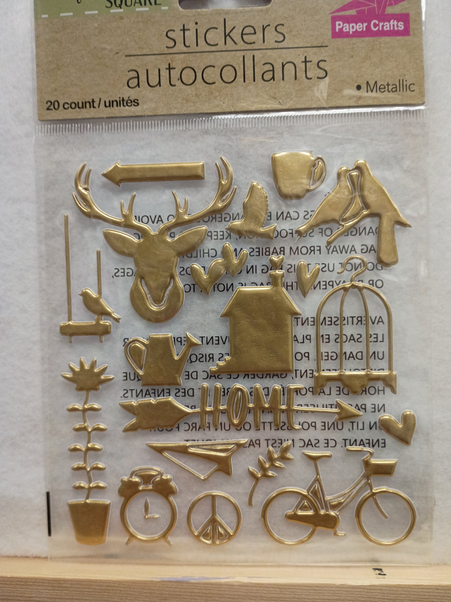 Stickers metallic